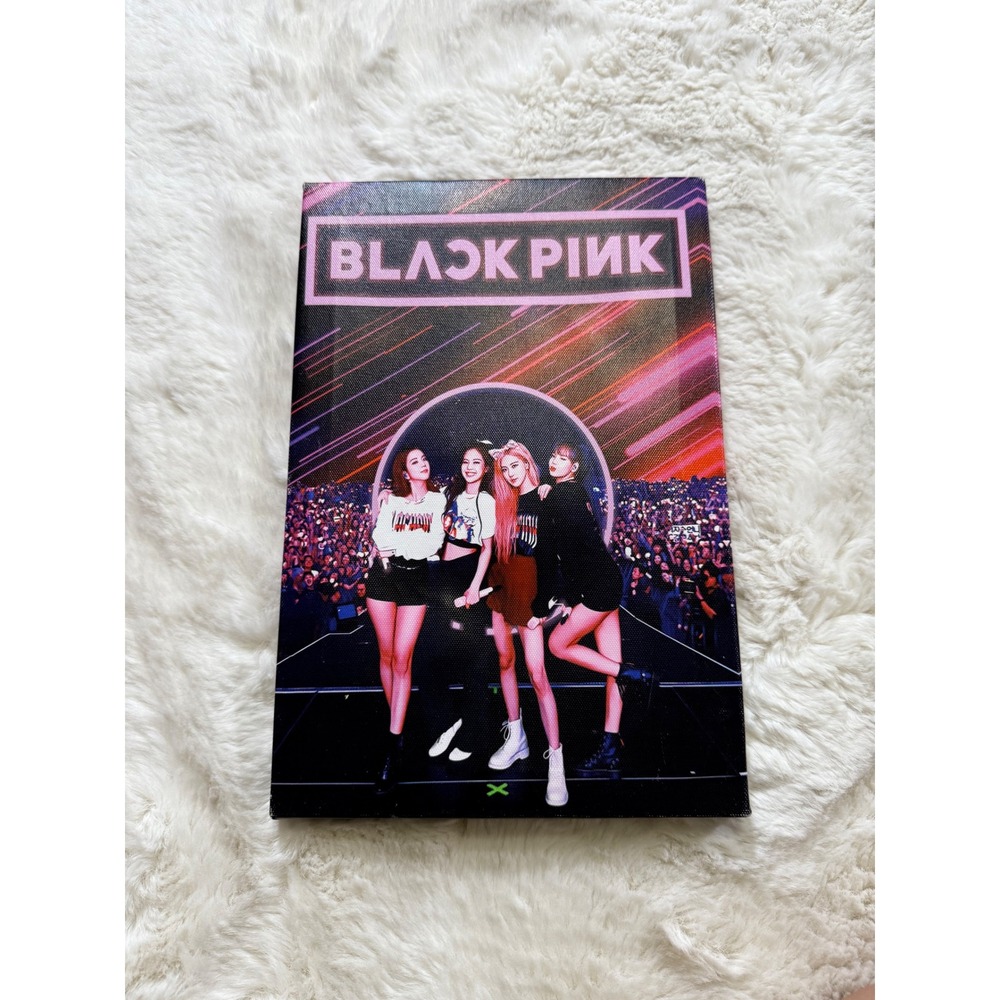 Blackpink Canvas Wall Art Pink Black K-Pop Music Band Decor Poster Print Jennie